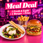 Meal Deal – Fresh & Light, Burger & Fries - Dabbers Social