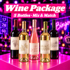 x5 Wine Package (Mix & Match) - Dabbers Social